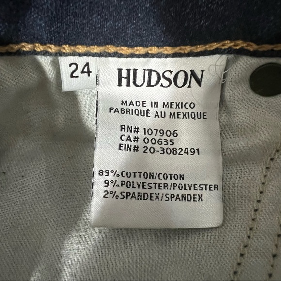 Hudson Cropped Skinny Jeans Size 24 - Picture 5 of 8